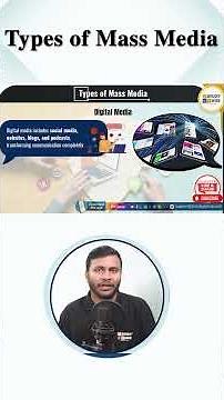 Types of Mass Media #5 | Print, Electronic & Digital Explained | UGC-NET Mass Communication