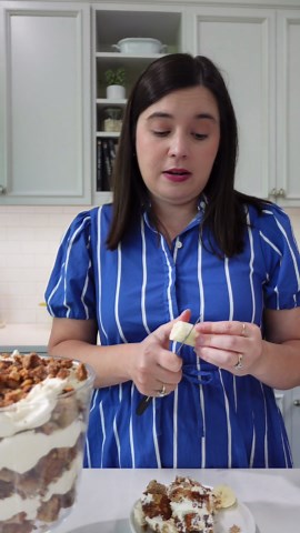 How to Make Banana Bread Trifle