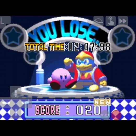 Kirby Super Star ULTRA - Gourmet Race Lose (NO LAG AND UNCUT)