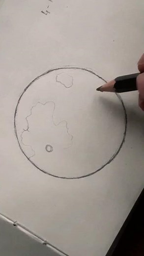 Easy moon drawing step by step / Day 2 #100daysofsketching #moondrawing / moon sketching #beginner