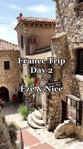 Èze was 100% a real life fairytale. The perfect second day in France (minus the sweaty bus ride 🫠). We also made a stop in at the seaside town of Villefranche-sur-Mer on the way back, before loading up on French supermarket bites for dinner and taking a picture-perfect stroll along the promenade in Nice. 10/10 day in the South of France ✅ Last vlog here 👉🏼@Jess | Travel & Life Abroad #nice #nicefrance #ilovenice #cotedazur #cotedazurfrance #frenchriviera #southoffrance #francetourisme #proven