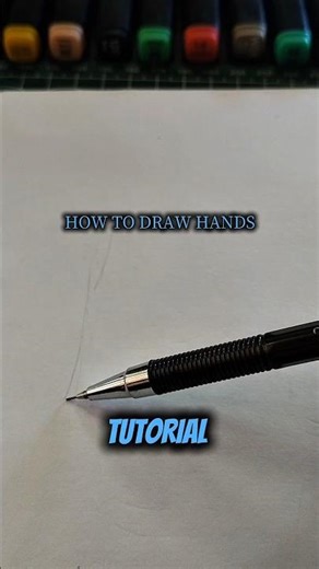 HOW TO DRAW ANIME HANDS for beginners | easy tutorial #howtodraw