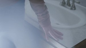 Woman Leaning Over Bathroom Sink Stock Footage Video (100% Royalty-free) 1101570455 | Shutterstock