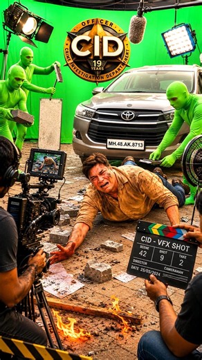 How CID Scenes Are Filmed #cid #tvshow #indiantvshow #makingof #behindthescenes #cidisback
