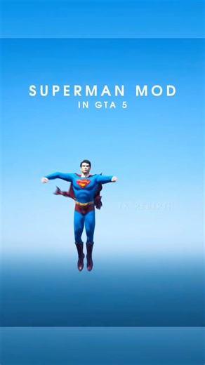 GTA 5 - Superman Return Flight #gta5mods #gta5 #superman