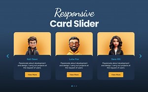 使用 HTML、CSS 和 JavaScript创建响应式卡片滑块 | Swiper Js