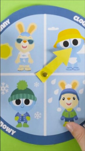 Budget-Friendly Weather Activity for Preschoolers #babyfirsttv #diy
