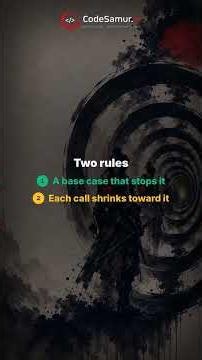 Recursion, finally explained 🌀