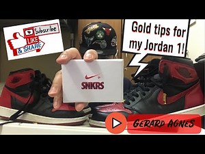 How to install metal tips or gold aglets on your shoes! With on feet vid! Check it out!