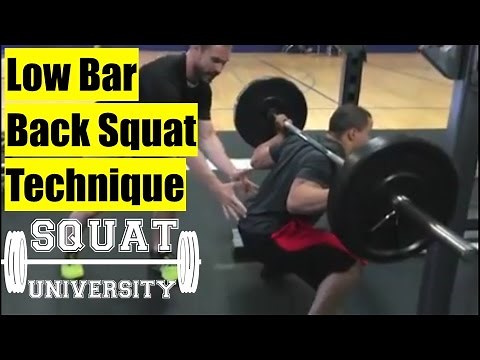 How to Perform a Low Bar Back Squat