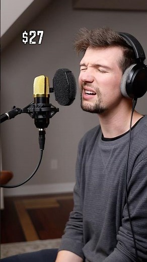 $27 vs. $2700 Microphone #shorts #microphone #singer #cover