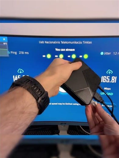 android TV box R69 Pro Internet speed testing lan and wifi #androidtvbox #gaming