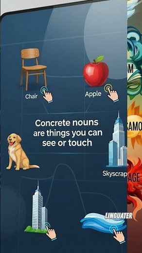 Concrete vs Abstract Nouns | Easiest Explanation Ever | Difference between | English Grammar