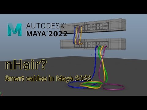 Maya 2022 - Smart dynamic cable tutorial