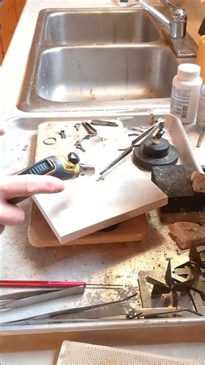 How to Solder an earring post to a small starfish