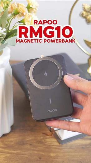 RAPOO RMG10 MAGNETIC POWERBANK 10000 mAh#fyppppppppppppppppppppppp #powerbankforemergency #fyp #highqualitypowerbank #fypシ゚viral #powerbankmurah #powerbankfastcharging #powerbanksale #advancedsystems #foryoupage #rapoo #fypシ #powerbankmini #magneticpowerbankwireless