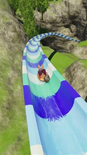 PURE TERROR: The Vertical Drop Slide! 💀🔥 | Planet Coaster 2