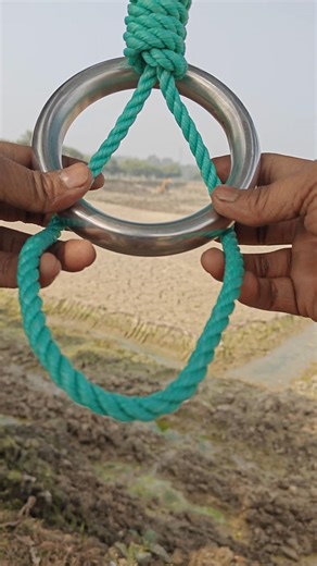 Easy & Powerful Rope Knot Tutorial | Shorts #shorts #ropeknot #strongknot