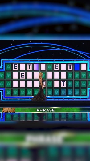How quickly can you solve this puzzle? Wheel of Fortune with Pat Sajak and Vanna White, Weekdays at 1p | Game Show Network