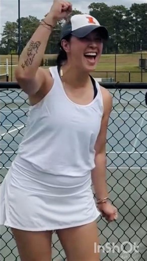 It’s Outfit of the Day time at today’s tennis practice! #ootd #model #tennisgirl #filipina