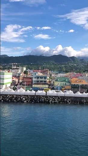 Beautiful Roseau, Dominica I Azamara Quest #travel #cruisetravel