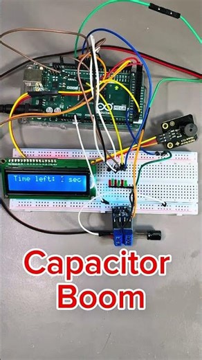 The Ultimate 36V Capacitor Explosion Timer #arduino #capacitor #electronics #diy #HighVoltage