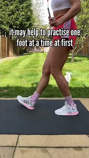 Master your jump rope footwork PART 6 - heel taps tutorial #skipping #jumpropetutorial