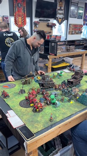 Age of Sigmar with Ironjawz vs Seraphon! #fabricatorsforge #localgamestore #warhammer #ageofsigmar #wargaming | Fabricators Forge Gaming & Hobby Store