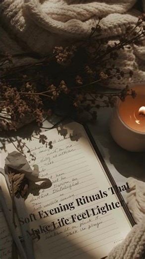 A Simple Night Reset Ritual for Softer Evenings 🌙✨