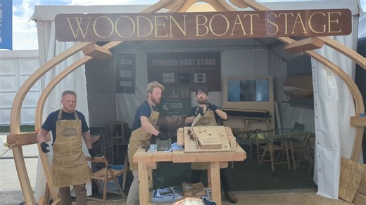 The dust has settled, and the Boat Building Academy is back to normal after the Southampton International Boat Show and a Royal visit! We’d like to take a moment to reflect on the boat show and the debut of the Wooden Boat Stage — a space for live demonstrations, talks, and celebrating the craftsmanship and artistry of wooden boat building. It was inspiring to see so much enthusiasm for traditional skills and sustainable materials in one place. A huge thank you to Women in Boatbuilding and the W
