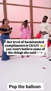 5.1K views · 26 reactions | Her level of backhanded compliments is CRAZY  you won’t believe some of the things she said  #findyourmatch #20v1 #matchmaking #fypシ #datingshow #virall #viralvideo #poptheballoon #poptheballoonorfindlove #viral | PoptheBallon | Facebook