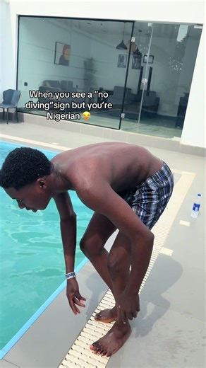 Understanding Nigerian Humor around No Diving Signs