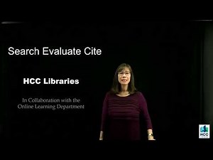 Cite (HCC Libraries Academic Research Video 3)