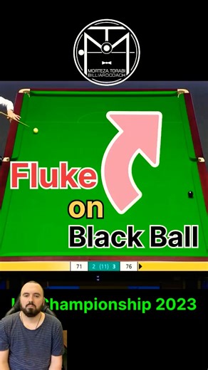 You'll NEVER See This FLUKE Again... 1-in-1,000,000 Snooker Moment 🤯 #billiards #shorts #snooker