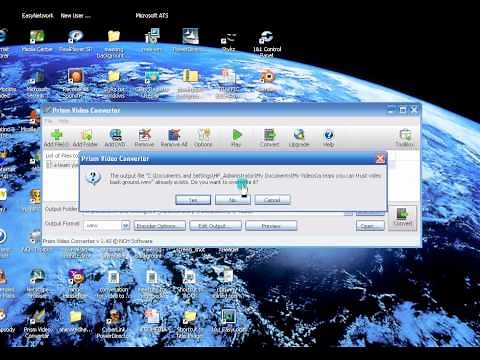 How to use Prism video converter