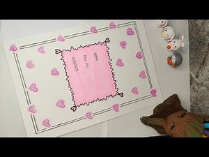 ✨ Free Hand Front Page Design Tutorial ✨| Bunnyy Artzz 🎨