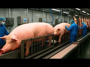 How is pork produced in modern factories? From farm to supermarket...