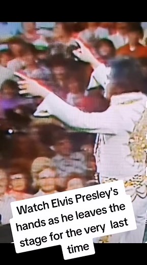 Elvis Presley's Hands: Last Stage Moment