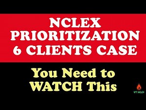 NCLEX Patient Prioritization: 6 Nursing Case Studies Practice Questions & Answers