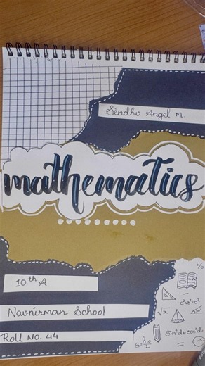 project front page📖||#shorts#maths project