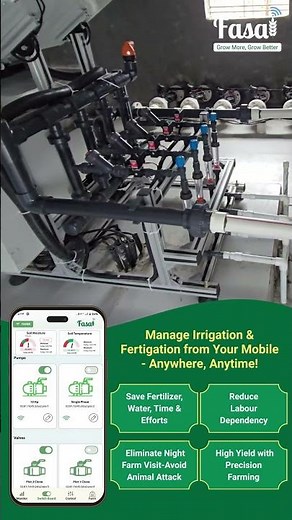 Mobile Controlled Irrigation & Fertigation Automation System | Smart Farming Automation