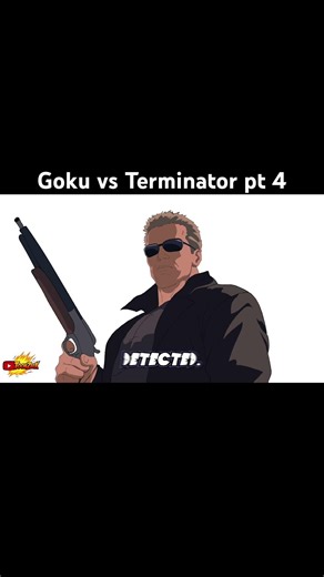 The Terminator vs Goku pt 4 #goku #anime #dragonball