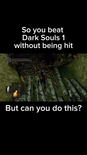 There is a precise way to skip most of Blighttown in Dark Souls 1 by rolling down the slanted slope near the waterwheel instead of taking the normal path. Normally, players use the large rotating wheel to descend safely into the swamp, but skilled players discovered that with the right angle and timing, you can roll off the slanted section of the wooden scaffolding and land far below, completely bypassing the wheel and much of the descent. The trick works because the slope and nearby geometry ar