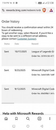 Redeem Successfully in USA server Microsoft bing rewards 😁 #bing rewards #microsoft