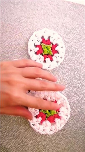 Crochet coaster #crochet #crocheting #crochetpattern #crochetlove #croche #shorts #youtubeshorts