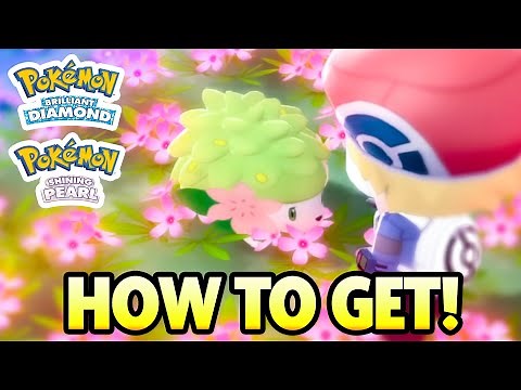 How to Get SHAYMIN in Pokemon Brilliant Diamond Pokemon Shining Pearl!