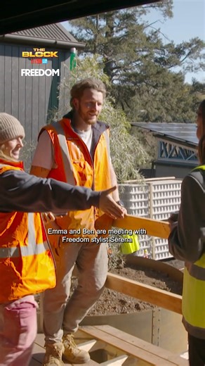 With Freedom Australia's help, Em and Ben's backyard is set be fitted out with stunning outdoor pieces, ready to impress the judges! ✨ #TheBlock | Watch on Channel 9 and 9Now | The Block