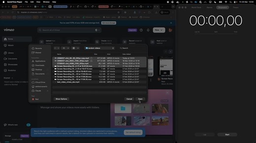 Without parallel upload