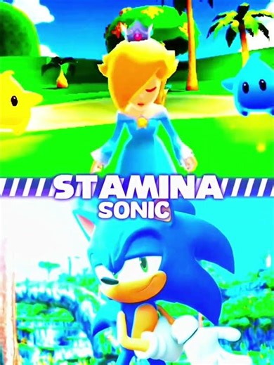 Rosalina vs Sonic #supermario #sonicthehedgehog #vsedits #whoisstronger (inspiration: ‪@Poismm‬)