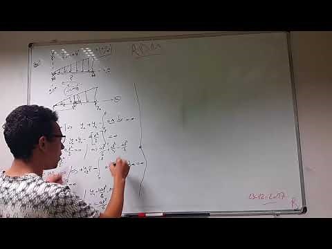 Résistance des Matériaux RDM part 7 : Application Flexion 3 (force répartie)